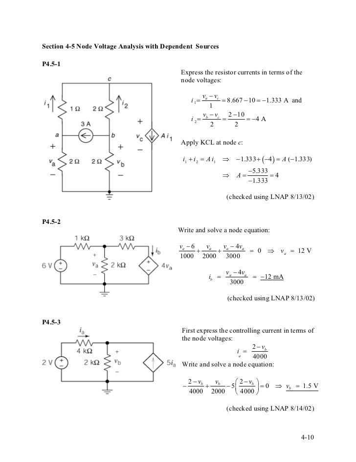 solution manual for introduction to electric circuitsCircuit Shown In Figure 3201 The Circuit Has Two Starting Resistor #9